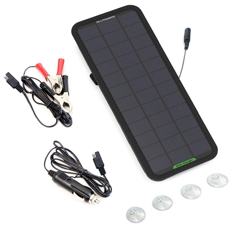 ALLPOWERS 7.5W Solar Car Battery Charger